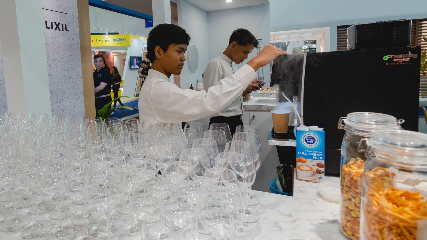 Booth Catering Service Staff
