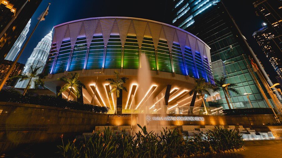 Exterior Facade Lighting Kuala Lumpur Convention Centre